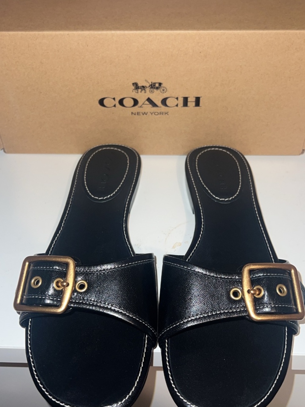 Coach Margot Flat Sandal - Picture 2 of 3